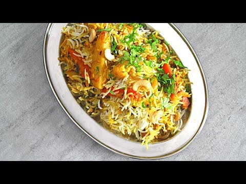 Biryani de légumes au riz basmati - Indienne Main Course Biryani de légumes au riz basmati - Delicious Indienne main course with medium difficulty. Perfect recipe converted from YouTube video to PDF format.