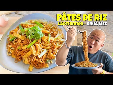 Stir-fried rice noodles with Croami sauce