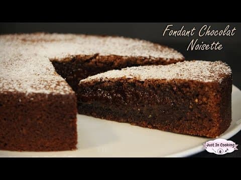 Chocolate Hazelnut Fondant (Molten Chocolate Cake)