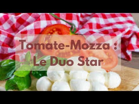 Tomato mozzarella revisited with pesto