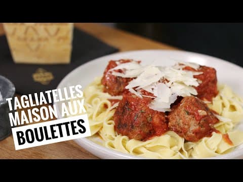 Homemade tagliatelle with beef meatballs and Grana Padano tomato sauce - Italian Main Course Homemade tagliatelle with beef meatballs and Grana Padano tomato sauce - Delicious Italian main course with medium difficulty. Perfect recipe converted from YouTube video to PDF format.