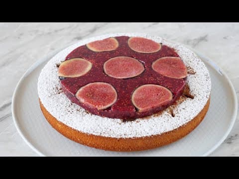Financier aux figues, amandes et miel