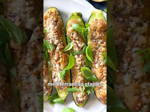 Easy Zucchini Boats with Tuna