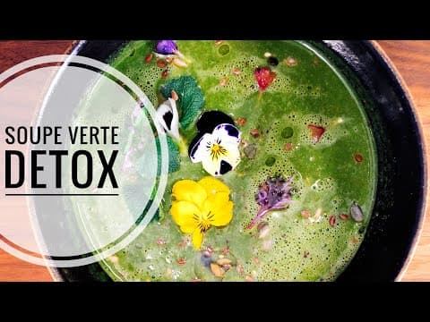 Detox Green Soup - French Soup Detox Green Soup - Delicious French soup with easy difficulty. Perfect recipe converted from YouTube video to PDF format.