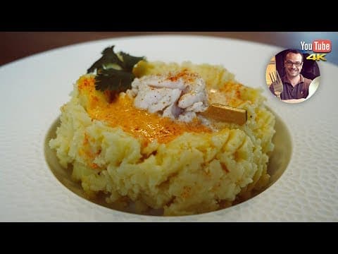 Écrasé de pommes de terre au beurre noisette, émulsion chorizo et filet de poisson - Française Main Course Écrasé de pommes de terre au beurre noisette, émulsion chorizo et filet de poisson - Delicious Française main course with easy difficulty. Perfect recipe converted from YouTube video to PDF format.