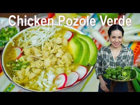 Green Chicken Pozole (Pozole Verde)