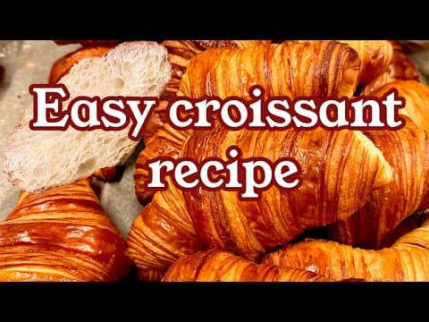 Hand‑Laminate Butter Croissants