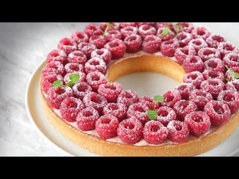 Tarte aux framboises à la Cyril Lignac et Benoît Couvrand