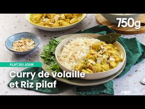Poultry Curry with Pineapple and Pilaf Rice