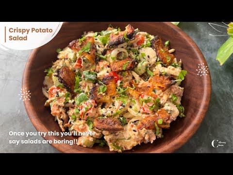 Crispy Smashed Potato Salad