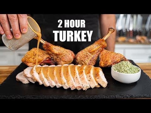 Juicy Turkey with Rosemary Salt & Marmite Gravy - American Main Course Juicy Turkey with Rosemary Salt & Marmite Gravy - Delicious American main course with medium difficulty. Perfect recipe converted from YouTube video to PDF format.