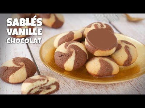 Chocolate Vanilla Swirl Cookies - French Dessert Chocolate Vanilla Swirl Cookies - Delicious French dessert with easy difficulty. Perfect recipe converted from YouTube video to PDF format.