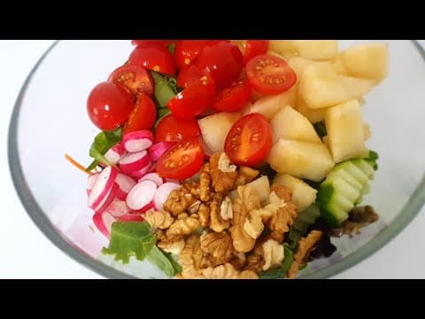 Pear and Walnut Salad