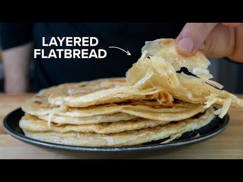Flaky Layered Paratha (parota)