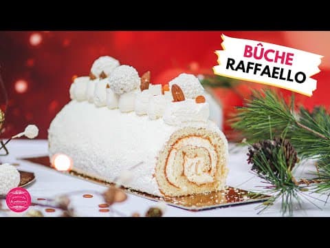 Rafaello-style Christmas Yule Log with salted butter caramel and coconut - French Dessert Rafaello-style Christmas Yule Log with salted butter caramel and coconut - Delicious French dessert with medium difficulty. Perfect recipe converted from YouTube video to PDF format.
