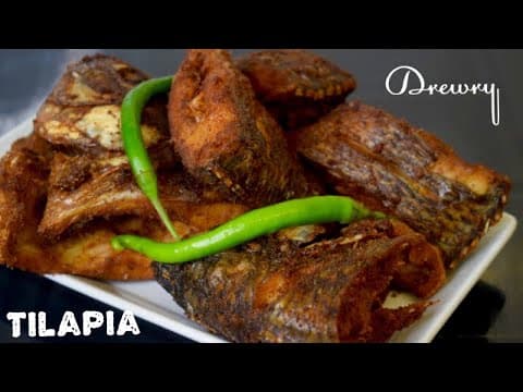 Fried Tilapia African style