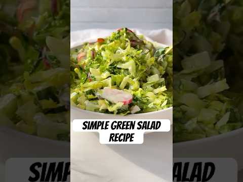 Healthy Green Salad that will keep you full! Perfect for weight loss