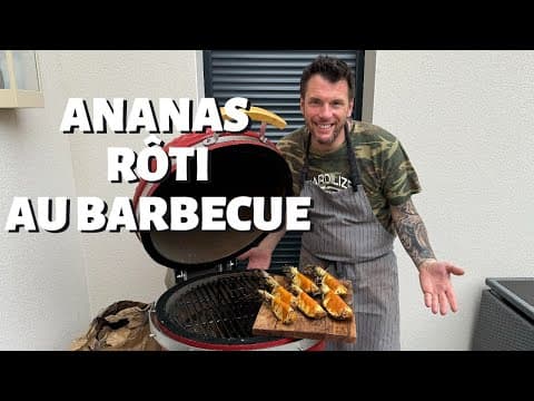 Roasted Pineapple with Honey and Quick Sweet Potato Jam Caramel