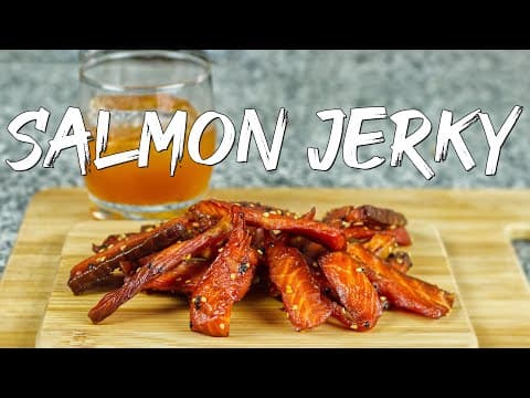 Homemade Salmon Jerky - Perfect Snack To Accompany Some Beers