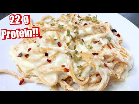 ⭐HIGH PROTEIN Cottage Cheese Alfredo Sauce - Weight Watchers Pasta Sauce 🍝Trying Pinterest Recipes!!