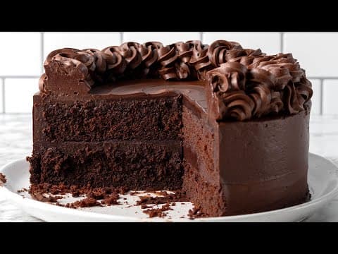 One Bowl Chocolate Fudge Cake