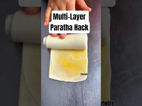Lachha Paratha (Layered Indian Flatbread) (parota)