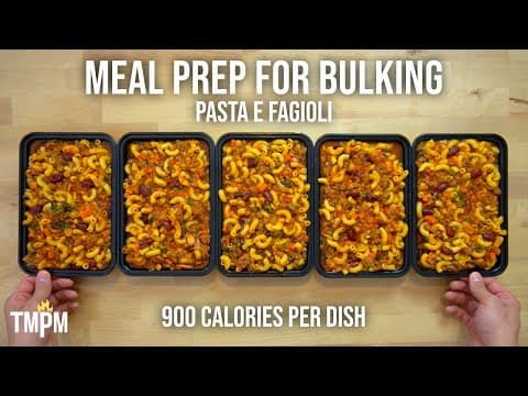 High Calorie Meal Prep for Gaining Muscle