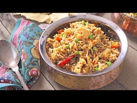 Lamb and Vegetable Pilaf Rice - Indian Main Course Lamb and Vegetable Pilaf Rice - Delicious Indian main course with medium difficulty. Perfect recipe converted from YouTube video to PDF format.