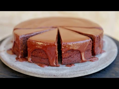 Gâteau au chocolat et carottes sans beurre