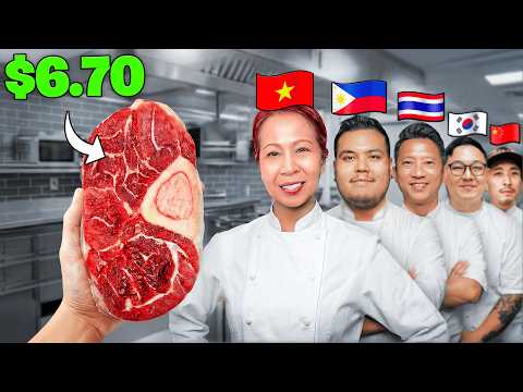 I Asked 5 Asian Chefs How They Cook CHEAP Beef!
