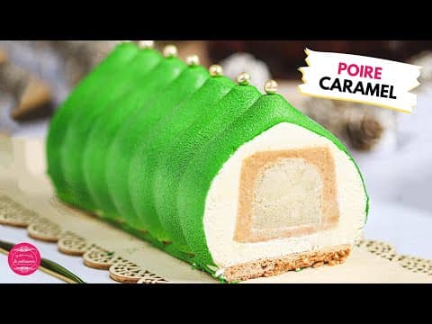 Pear, Vanilla and Caramel Yule Log - French Dessert Pear, Vanilla and Caramel Yule Log - Delicious French dessert with medium difficulty. Perfect recipe converted from YouTube video to PDF format.