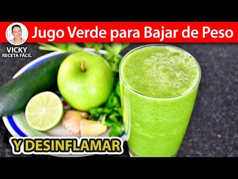 Jugo Verde Detox para Bajar de Peso
