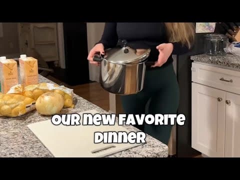 OUR NEW FAVORITE DINNER - CHICKEN POT PIE SOUP