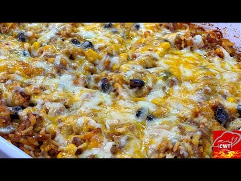 Mexican Beef and Rice Casserole