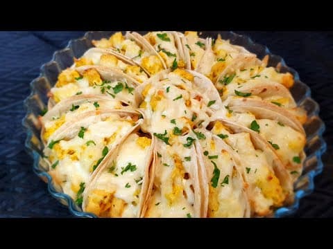 Mini tacos gratinés au four