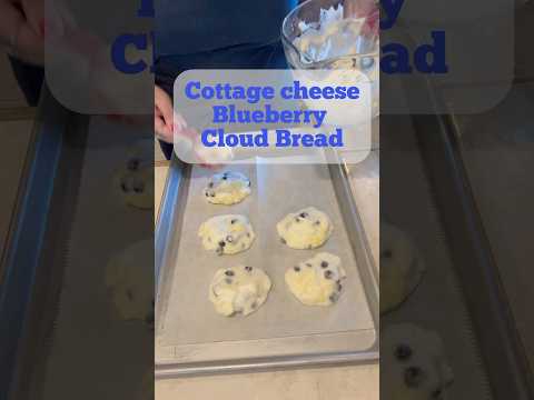 Cottage Cheese Blueberry Cloud 🫐 Bread