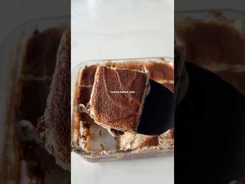 Mocha Tiramisu Baked Oats ☕️