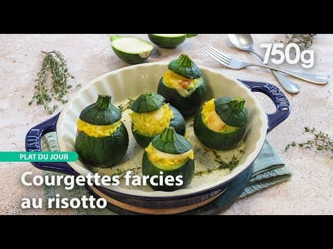 Stuffed Zucchini with Saffron Risotto and Scamorza - French Main Course Stuffed Zucchini with Saffron Risotto and Scamorza - Delicious French main course with medium difficulty. Perfect recipe converted from YouTube video to PDF format.