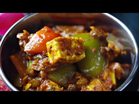 Paneer Curry with Bell Peppers