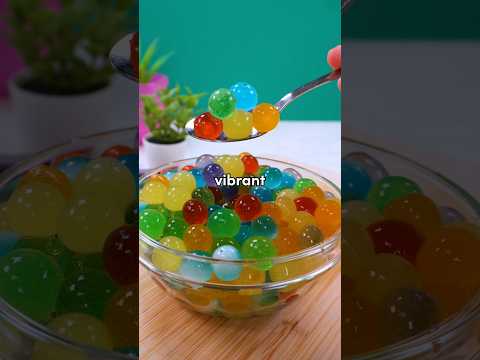 This RAINBOW POPPING BOBA is a fruity color explosion!