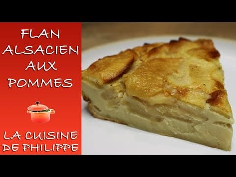 Alsatian Apple Flan
