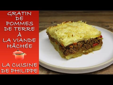Potato Gratin with Ground Meat