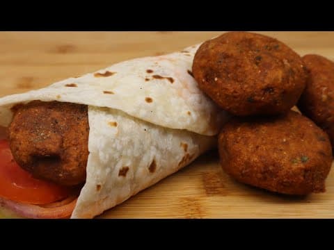 Vegetarian Shami Kebab Roll