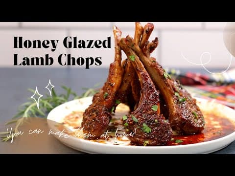 Balsamic Honey-Glazed Lamb Chops - American Main Course Balsamic Honey-Glazed Lamb Chops - Delicious American main course with medium difficulty. Perfect recipe converted from YouTube video to PDF format.