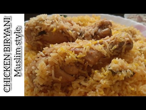 Muslim Style Chicken Biryani