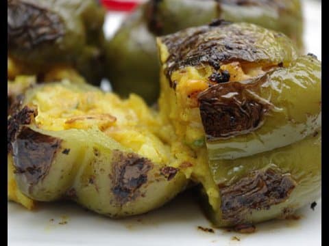 Poivrons farcis à l'indienne