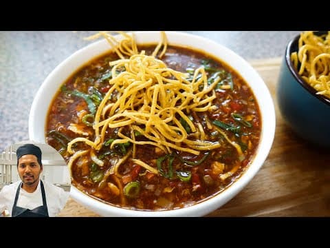 Crispy Noodle Chicken Soup
