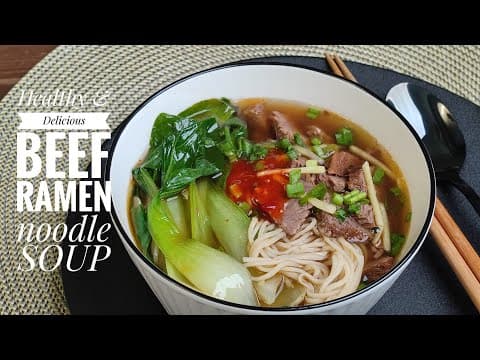 Chinese Beef Ramen Soup