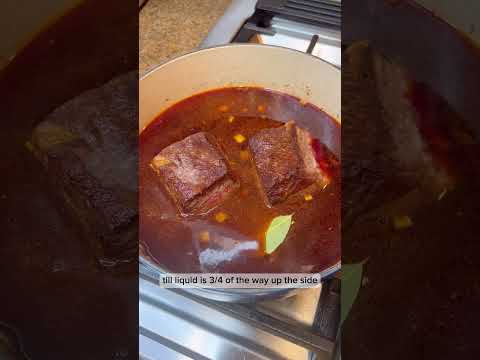 Red Wine Braised Short Ribs
