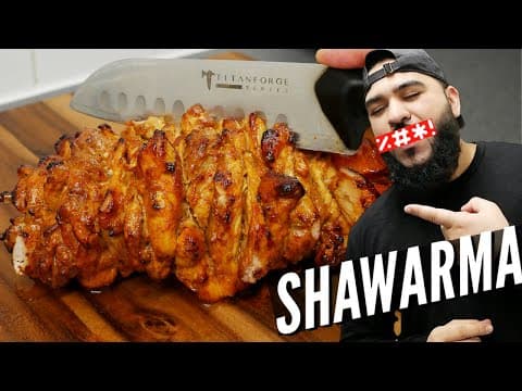 Authentic Chicken Shawarma with Lebanese Garlic Toum Sauce - Lebanese Main Course Authentic Chicken Shawarma with Lebanese Garlic Toum Sauce - Delicious Lebanese main course with medium difficulty. Perfect recipe converted from YouTube video to PDF format.